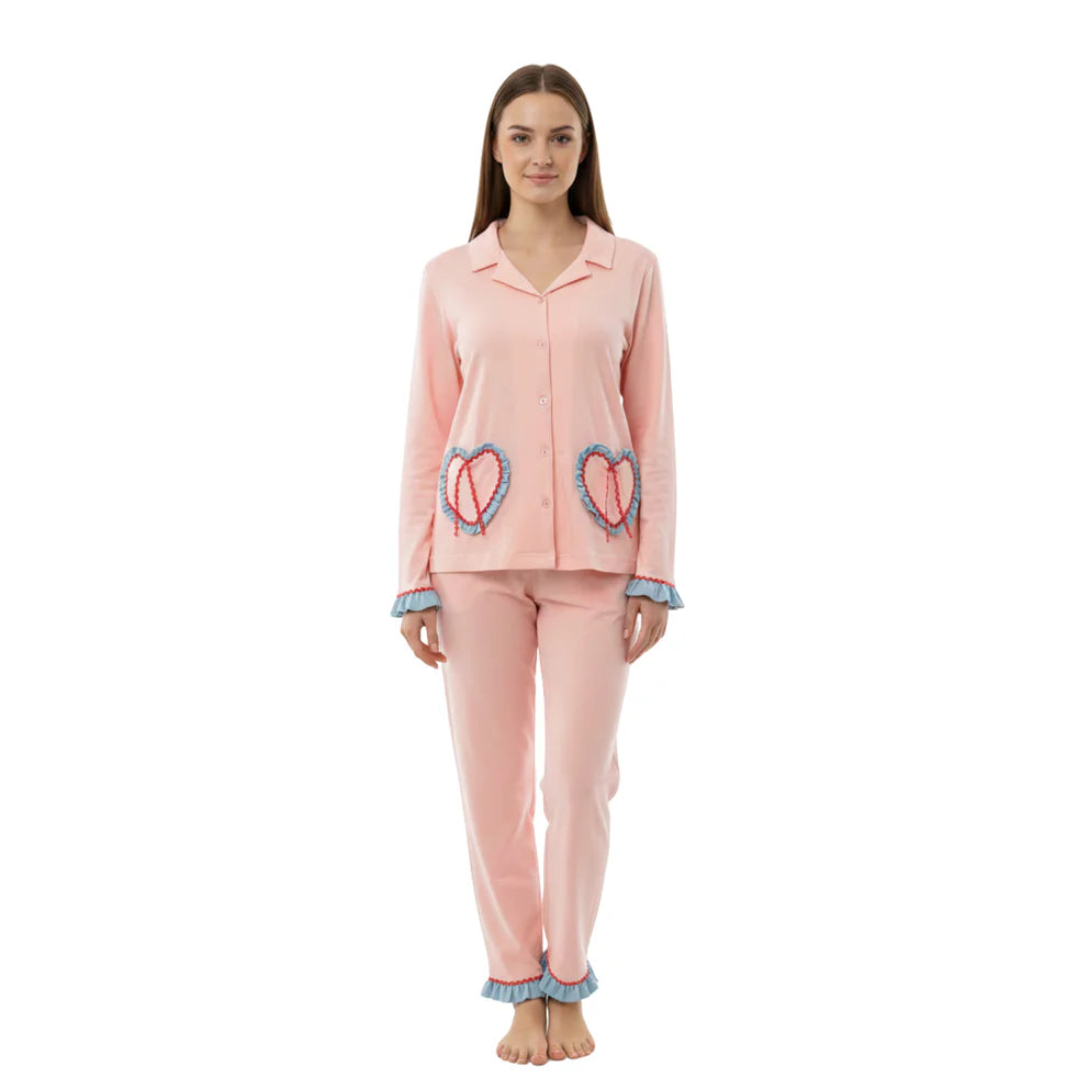 ZigZag Mommy & Me Pajama Set – Pink