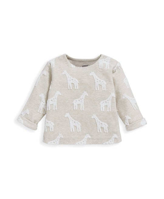 2 Piece Giraffe Textured Set