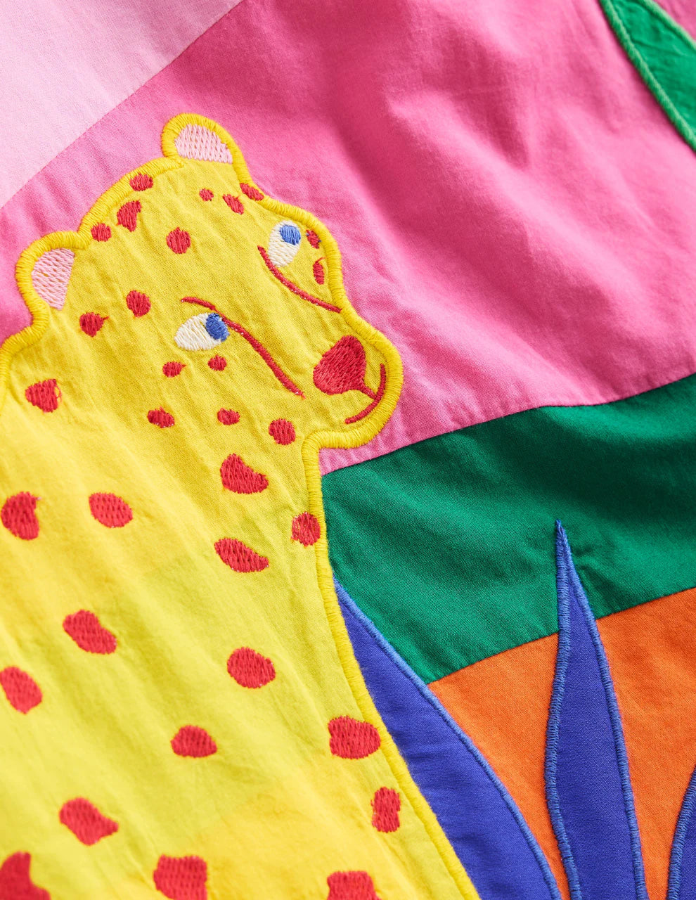 Strappy Appliqué Dress