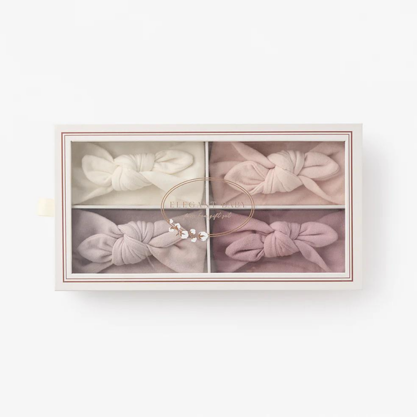 Brushed Cotton Knotted Bow Headband