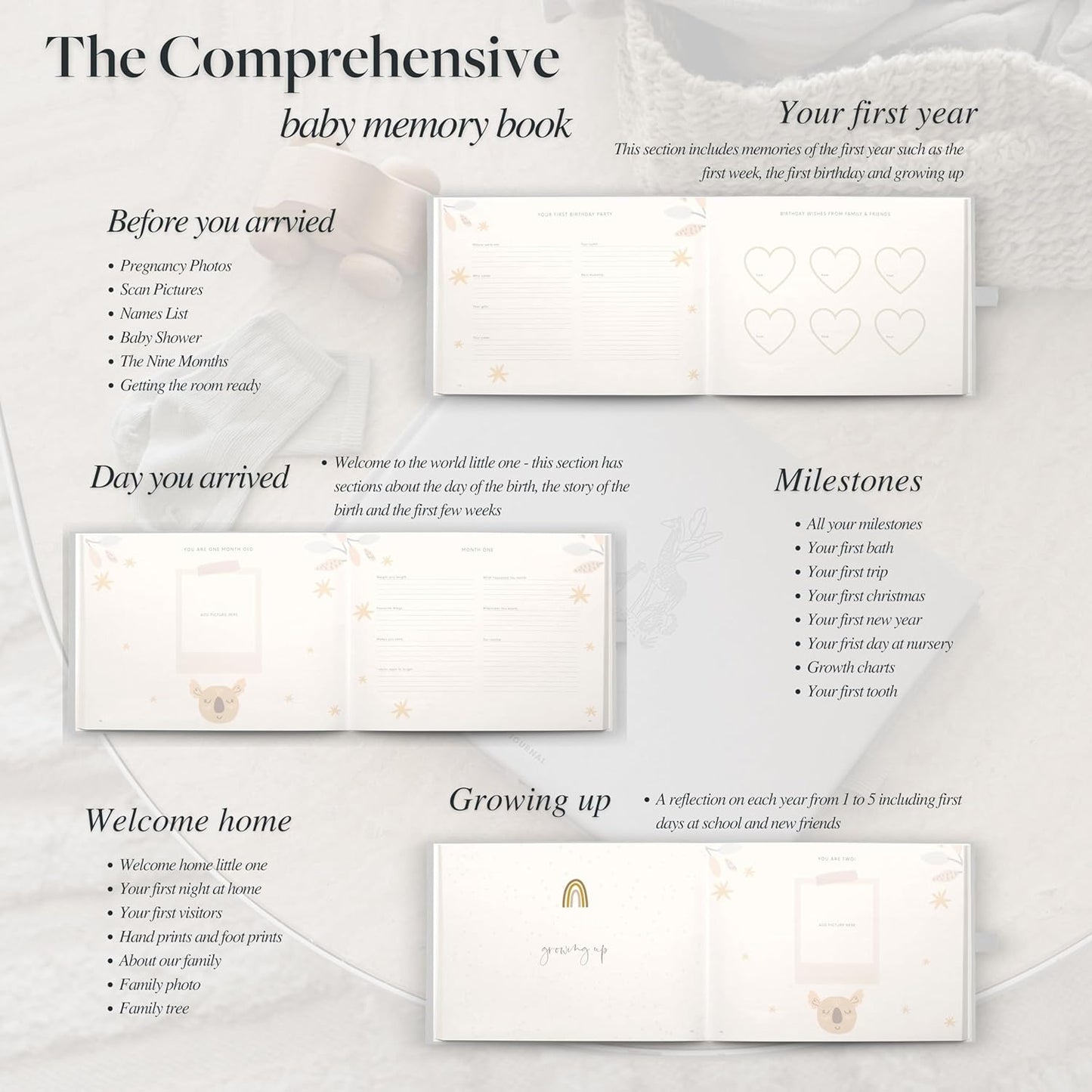 Giraffe Baby Journal | Memory Book