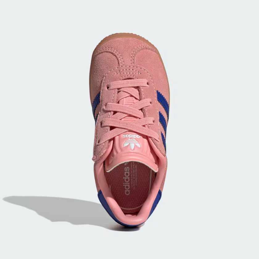 Gazelle comfort closure elastic laces shoes kids