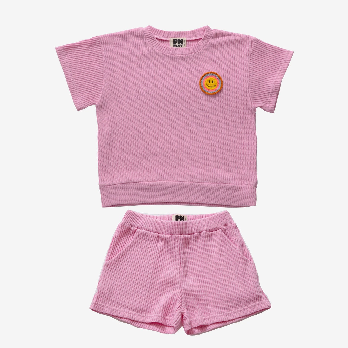 Smile Waffle Set - Pink