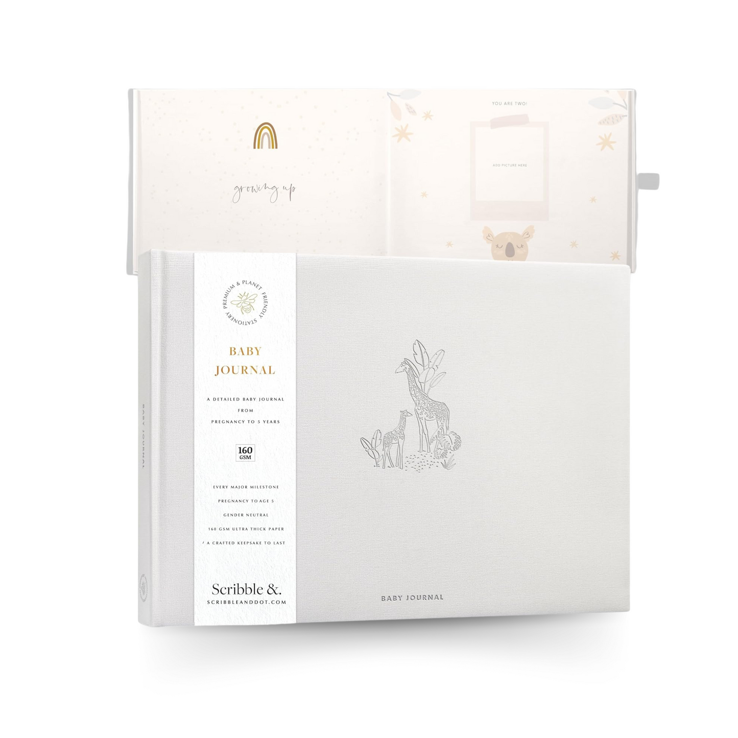 Giraffe Baby Journal | Memory Book