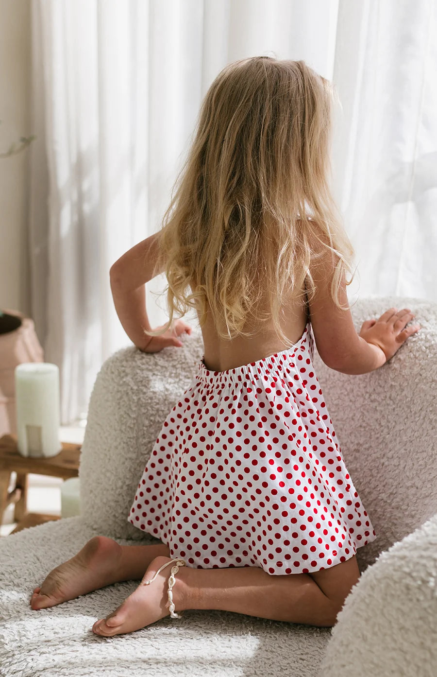 Rosie Dress - Cherry Polka