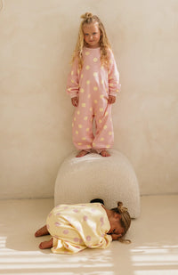 Strawberry Cream Dot Lounge Suit