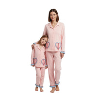 ZigZag Mommy & Me Pajama Set – Pink