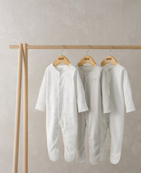 Stork Sleepsuits (Set of 3)