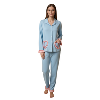 ZigZag Mommy & Me Pajama Set – Blue