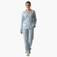 Strand Mommy & Me Pajama Set – Blue