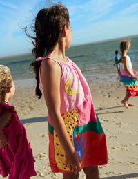 Strappy Appliqué Dress