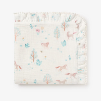 Pony Meadow Organic Muslin Fur Back Blankie