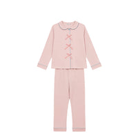 Bow Mommy & Me Pajama Set – Pink
