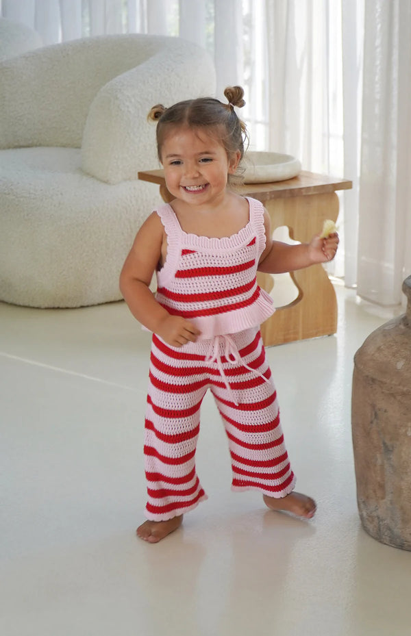 Poppy Stripe Set