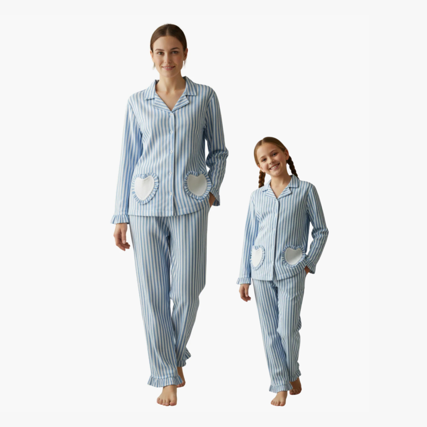 Strand Mommy & Me Pajama Set – Blue