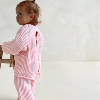 Junie Back Tie Knit Set