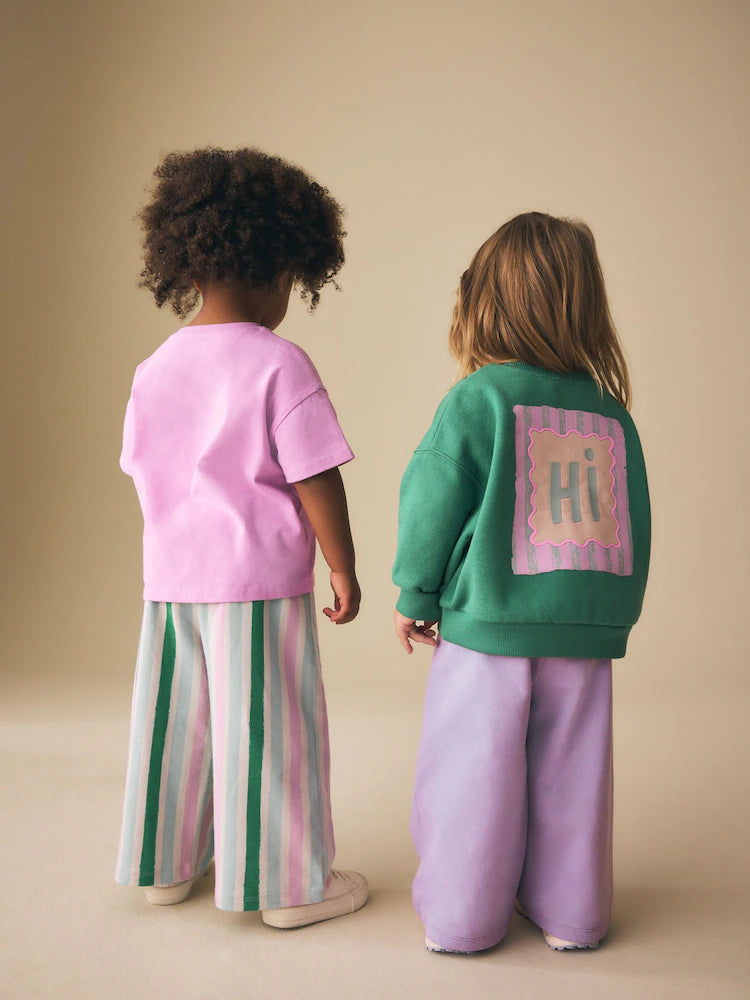 Green/Pink Top & Trousers Set 2 Pack