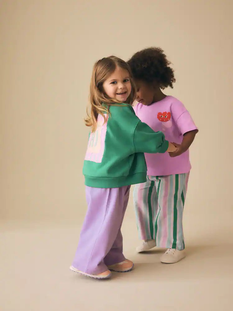 Green/Pink Top & Trousers Set 2 Pack