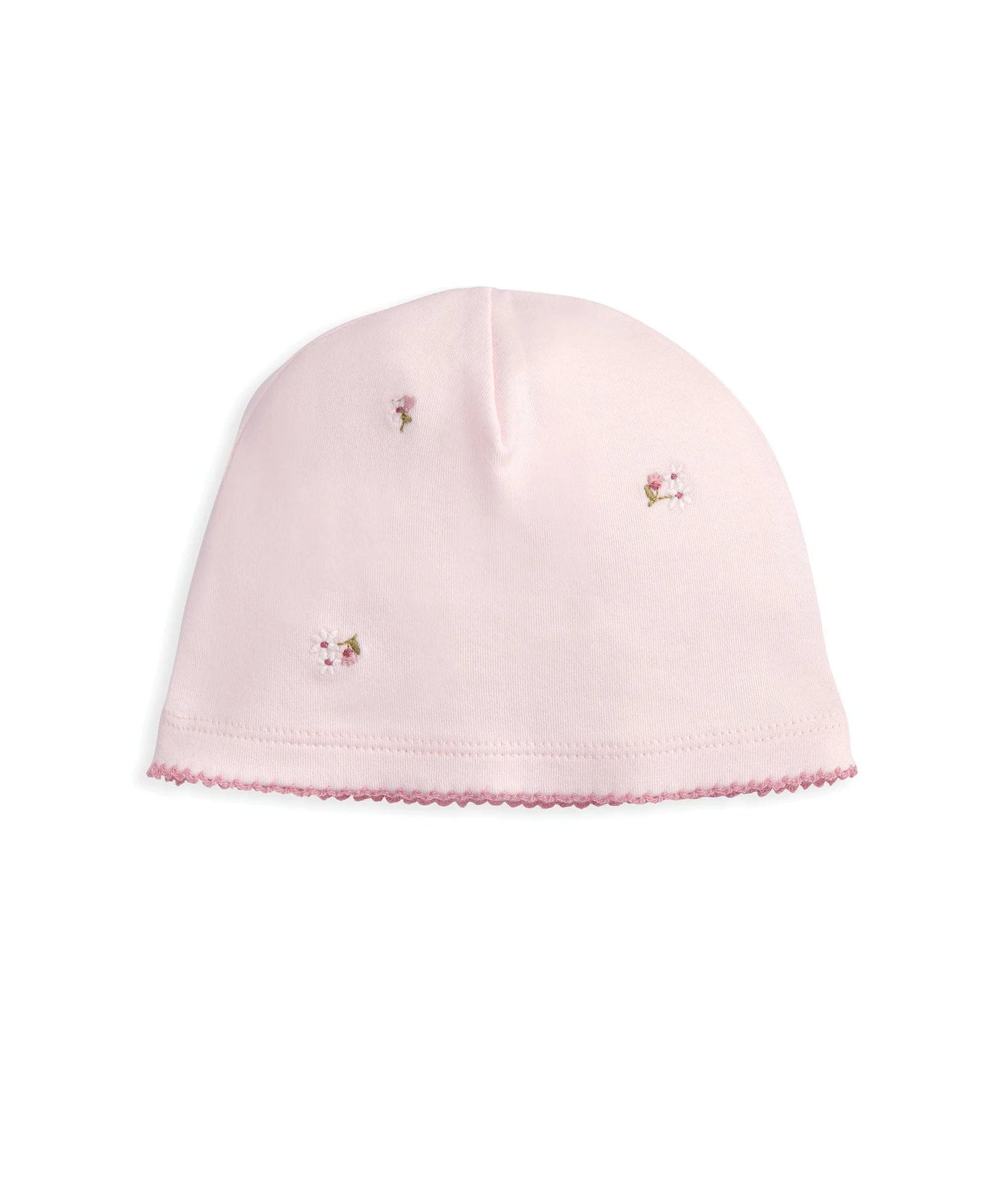 Embroidered Romper Hat & Blanket Set (3 Pieces) - Pink
