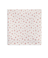 Embroidered Romper Hat & Blanket Set (3 Pieces) - Pink
