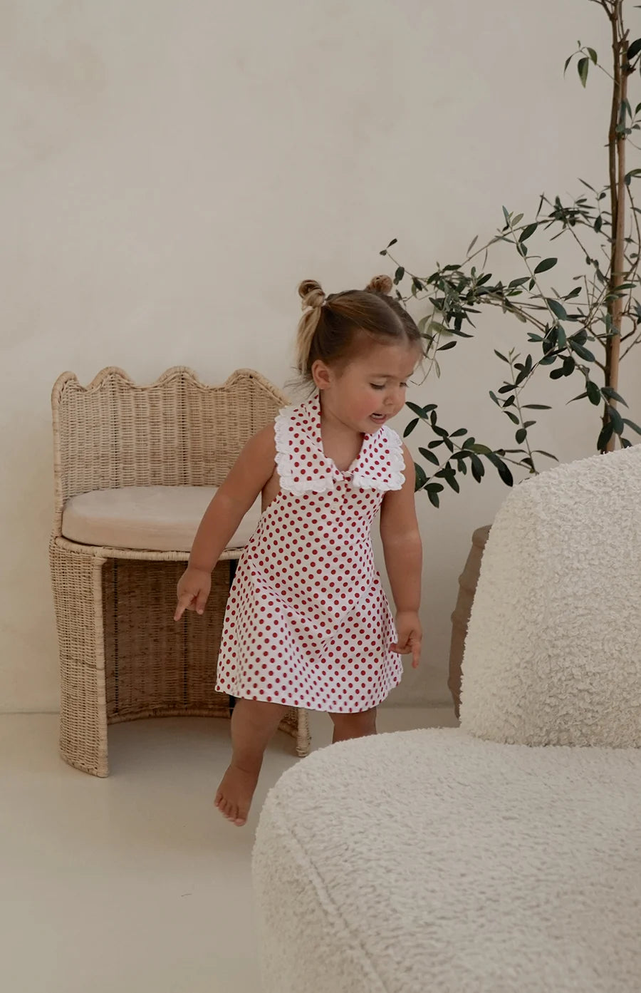 Rosie Dress - Cherry Polka