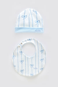 Ribbon 5 Piece Newborn Set Blue