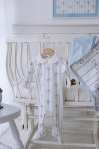 Ribbon 5 Piece Newborn Set Blue
