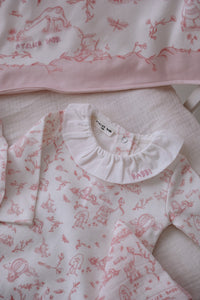 NEWBORN SET (5-PIECE) - TOILE DE JOUY/PINK
