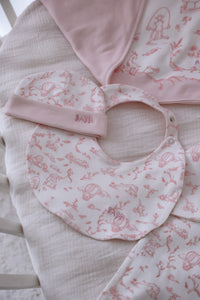 NEWBORN SET (5-PIECE) - TOILE DE JOUY/PINK