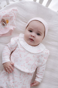 NEWBORN SET (5-PIECE) - TOILE DE JOUY/PINK